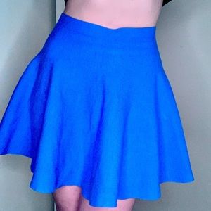 Blue Skater Skirt